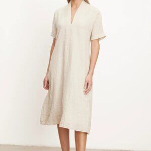 Velvet by Graham & Spencer Winley Linen Dress - Size Large